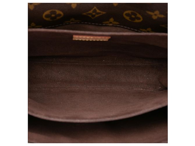 Bolso Louis Vuitton Monogram Pochette Metis Marrón Castaño - vista 4