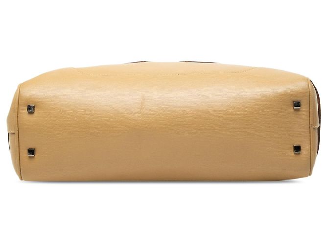 Borsa Gucci in pelle di vitello beige - vista 3