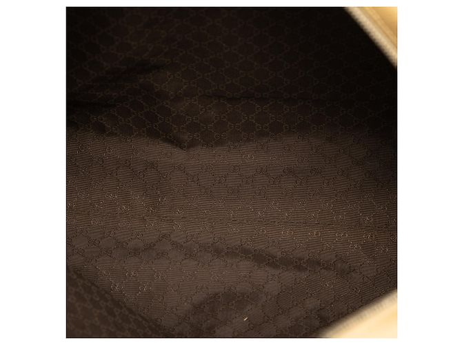 Borsa Gucci in pelle di vitello beige - vista 4