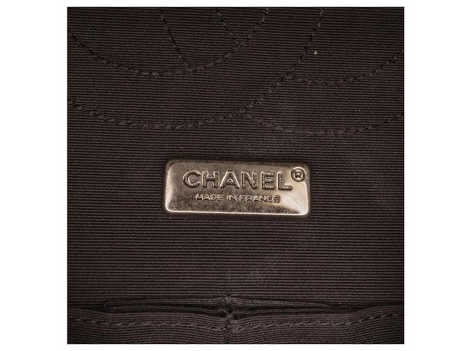 Borsa a tracolla Chanel Reissue in lana nera Nero - vista 7