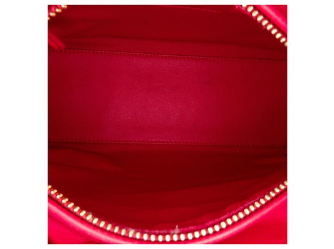 Borsa Lady Dior Satchel Medium in tweed Macrocannage rosa - vista 5