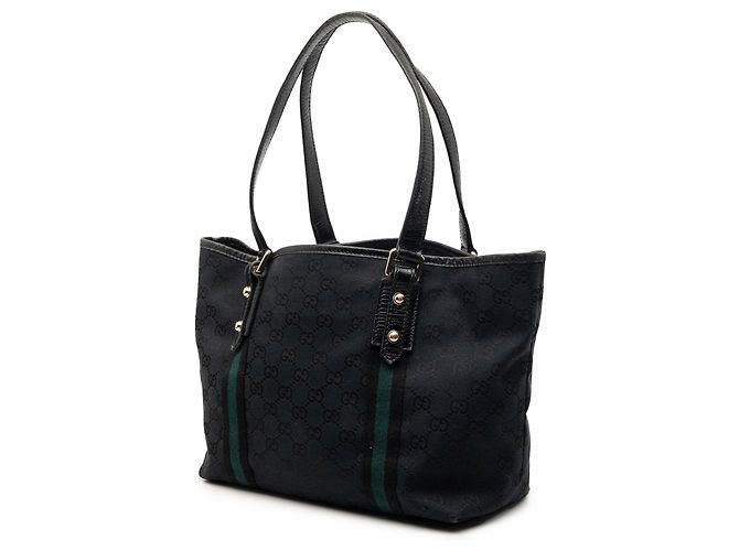 Tote Gucci GG Canvas Jolicoeur Nero - vista 2