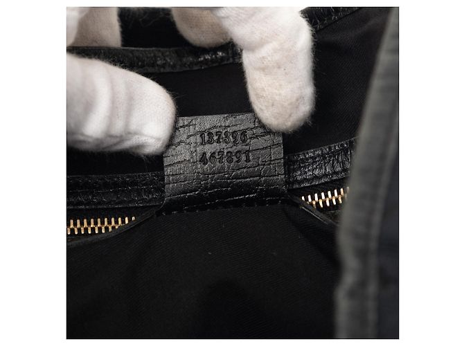Tote Gucci GG Canvas Jolicoeur Nero - vista 6