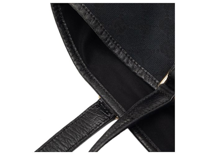 Tote Gucci GG Canvas Jolicoeur Nero - vista 7