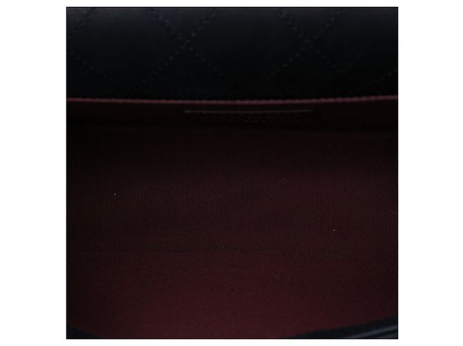Borsa a tracolla Chanel Boy Flap Bicolor in shearling Old Medium Nera Nero - vista 4