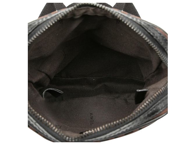 Borsa a tracolla Fendi Zucchino Canvas marrone - vista 4