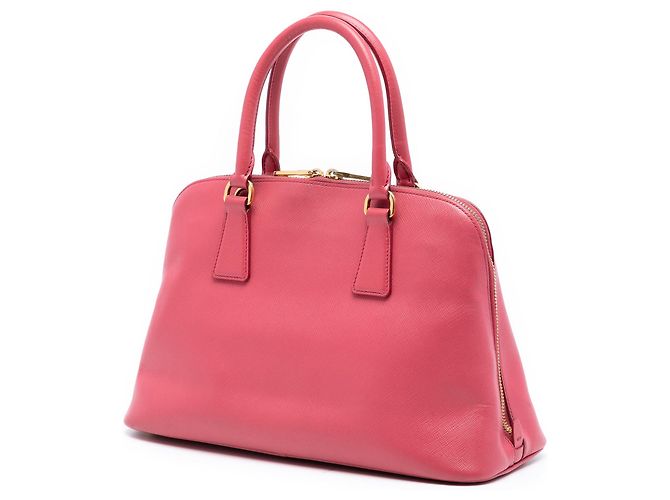 Borsa Prada Medium Saffiano Lux Promenade Rosa - vista 2