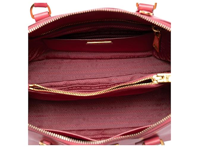 Borsa Prada Medium Saffiano Lux Promenade Rosa - vista 5