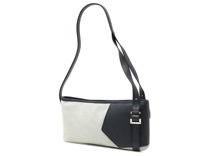 Bolsa de Ombro LOEWE Anagram Switching em camurça cinza - vista 2