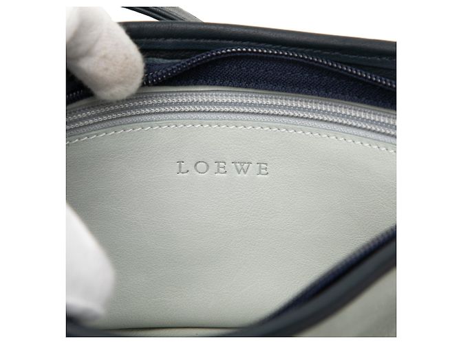 Bolsa de Ombro LOEWE Anagram Switching em camurça cinza - vista 5