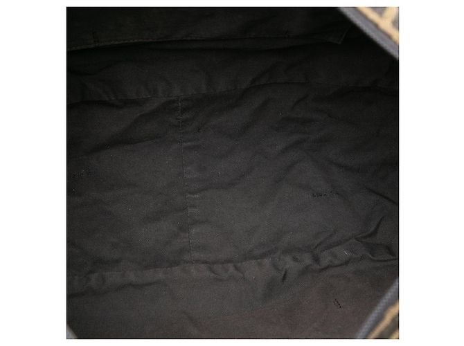 Borsa a tracolla Fendi Zucca Canvas marrone - vista 4
