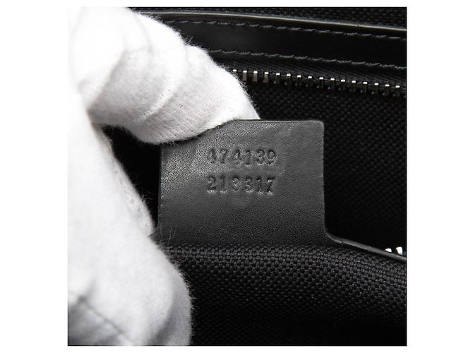 Bolsa tiracolo Gucci GG Supreme Web preta Preto - vista 6