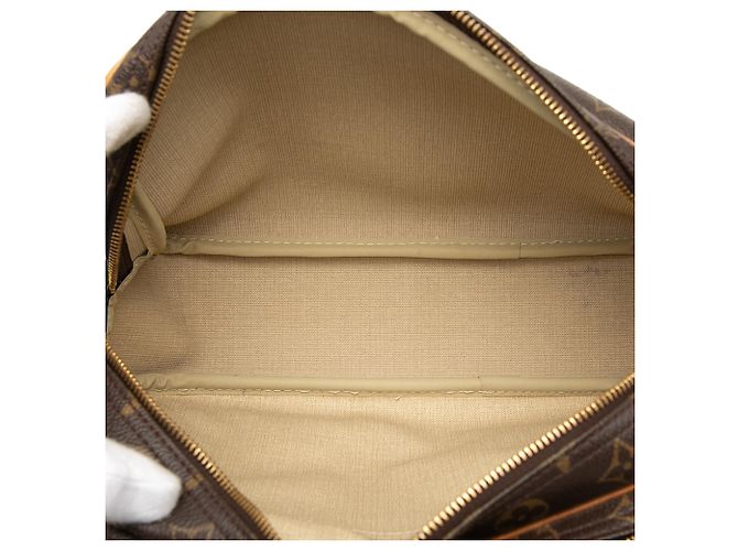 Borsa a tracolla Louis Vuitton Monogram Reporter PM Marrone - vista 4