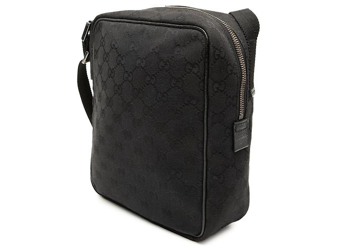 Borsa a tracolla Gucci GG Canvas nera Nero - vista 2