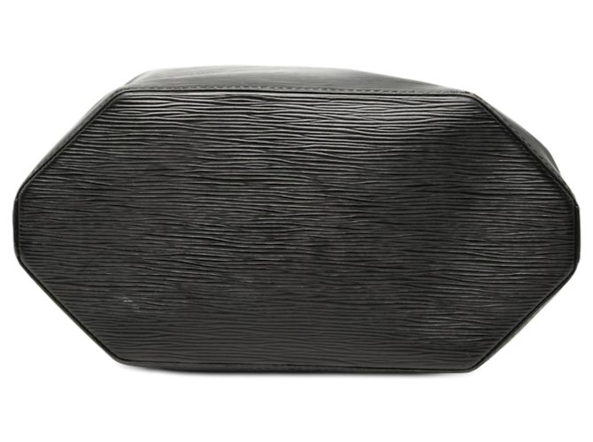Borsa a spalla Louis Vuitton Epi PM Bucket Bag Nera Nero - vista 3