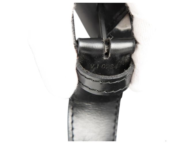 Borsa a spalla Louis Vuitton Epi PM Bucket Bag Nera Nero - vista 6