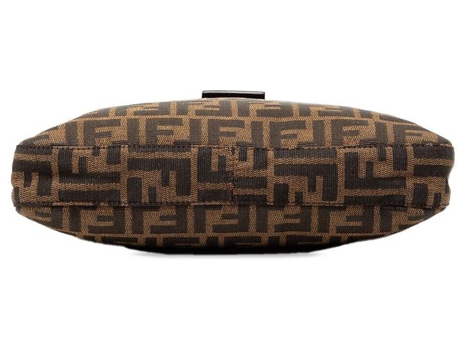 Borsa a tracolla Fendi Zucca Canvas marrone - vista 3