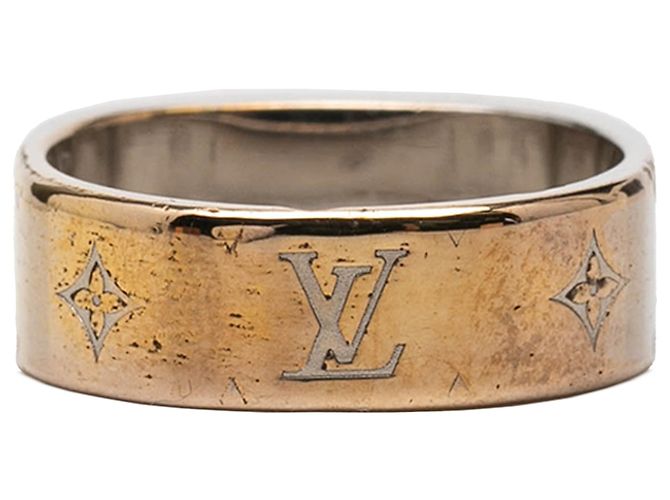 Louis Vuitton Nanogram Ring aus silberfarbenem Messing - Ansicht 3