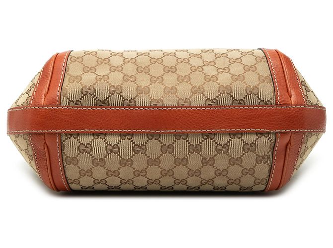 Beige Gucci Medium GG Canvas Running Satchel - Ansicht 3
