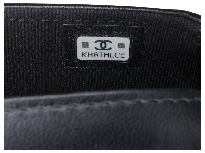 Black Chanel CC gesteppte Lammleder Half Moon Top Handle Flap Satchel Schwarz - Ansicht 6
