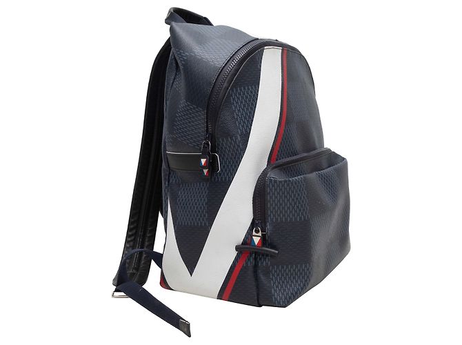Zaino Louis Vuitton America's Cup 2017 Apollo Navy & Multicolor Blu - vista 2