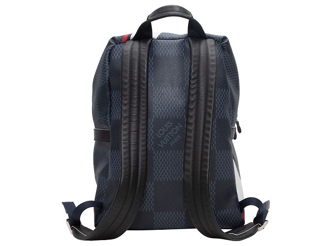 Zaino Louis Vuitton America's Cup 2017 Apollo Navy & Multicolor Blu - vista 4