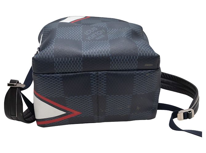 Zaino Louis Vuitton America's Cup 2017 Apollo Navy & Multicolor Blu - vista 5
