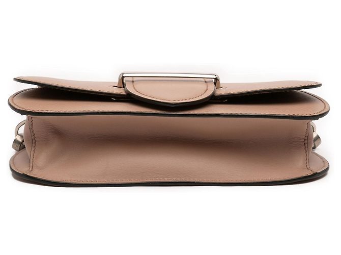 Borsa a tracolla Sidonie Prada in Saffiano e City Calf marrone - vista 3