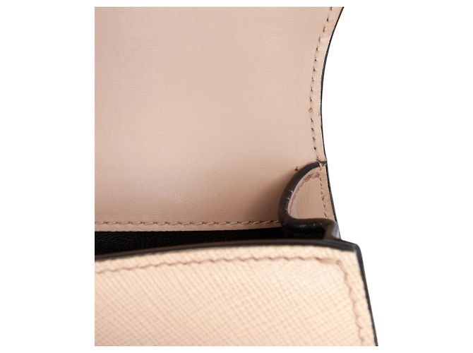 Borsa a tracolla Sidonie Prada in Saffiano e City Calf marrone - vista 6