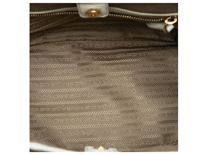 Sac à main Prada Canvas Canapa Logo Bow Beige - vue 4