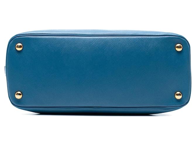 Borsa Prada Medium Saffiano Lux Promenade Blu - vista 3