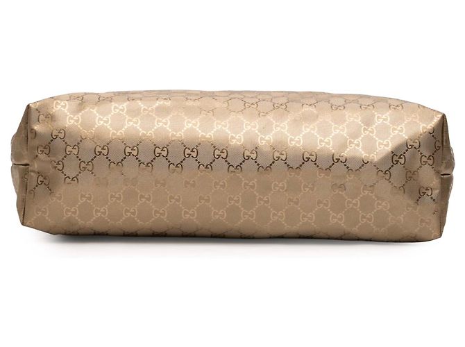 Tote Gucci Large GG Stampata Oro D'oro - vista 3