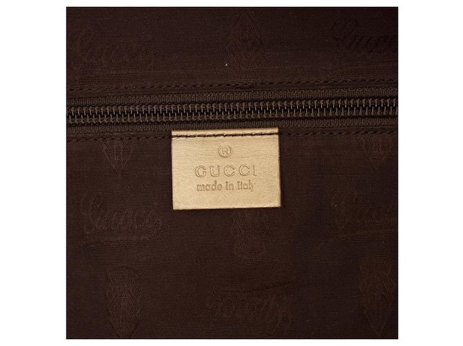 Tote Gucci Large GG Stampata Oro D'oro - vista 5