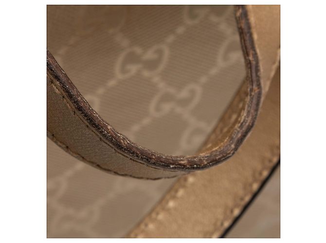 Tote Gucci Large GG Stampata Oro D'oro - vista 8