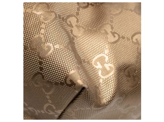 Tote Gucci Large GG Stampata Oro D'oro - vista 9