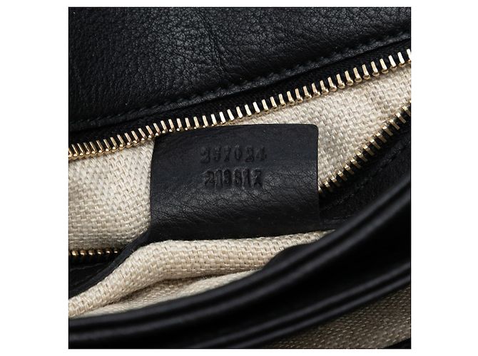 Borsa a tracolla Marrakech in pelle nera Gucci Nero - vista 6