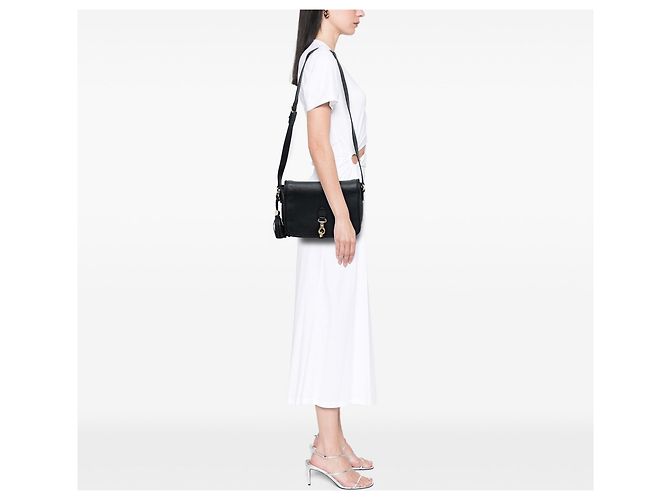 Borsa a tracolla Marrakech in pelle nera Gucci Nero - vista 7