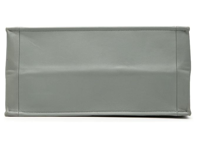 Book Tote Dior in pelle goffrata grigia, dimensione Medium Grigio - vista 3