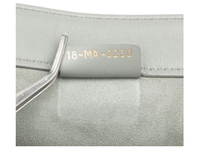 Book Tote Dior in pelle goffrata grigia, dimensione Medium Grigio - vista 6