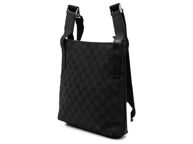 Borsa a tracolla Gucci GG Canvas nera Nero - vista 2