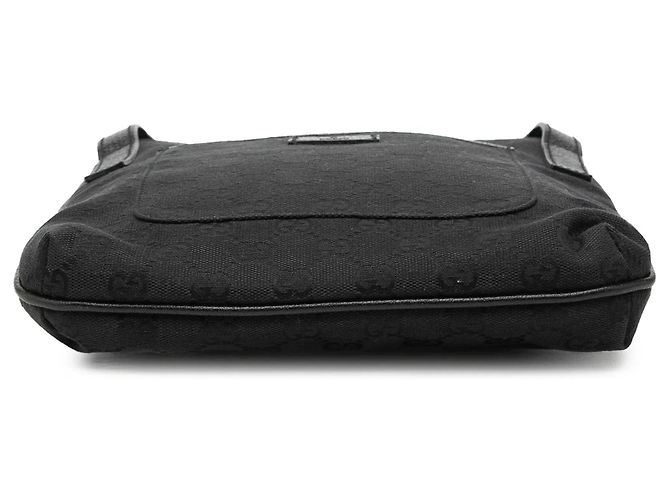 Borsa a tracolla Gucci GG Canvas nera Nero - vista 3