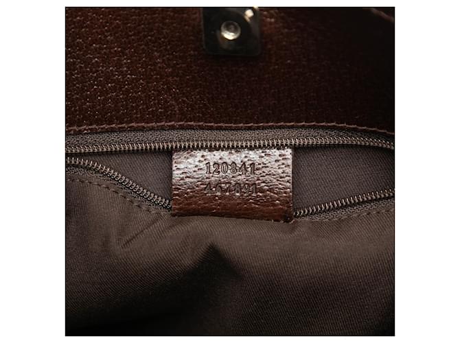 Borsa a tracolla Gucci GG Canvas Eclipse marrone - vista 6