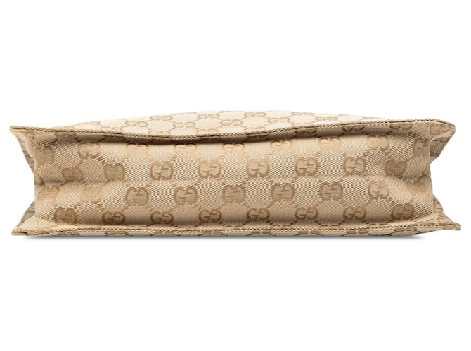Borsa a Tracolla Gucci GG Canvas Eclipse Beige - vista 3