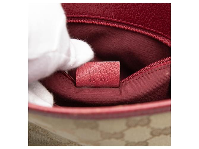 Borsa a Tracolla Gucci GG Canvas Eclipse Beige - vista 6