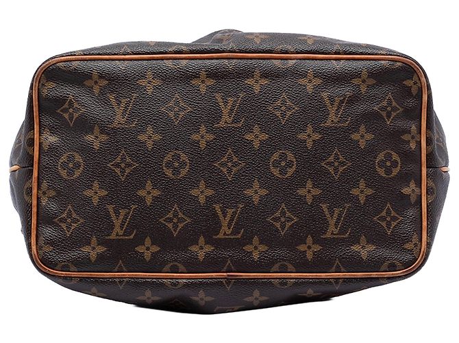 Borsa Satchel Louis Vuitton Monogram Palermo PM Marrone - vista 3