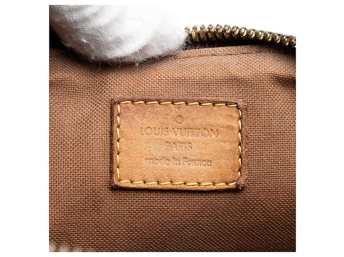 Borsa Satchel Louis Vuitton Monogram Palermo PM Marrone - vista 5