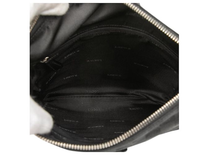 Borsa a tracolla LOEWE Anagram Canvas Nera Nero - vista 4