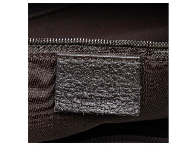Borsa a tracolla Gucci GG Nylon Abbey D Ring marrone - vista 5