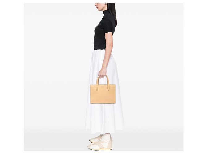 Tote in pelle LOEWE Tan Cammello - vista 8