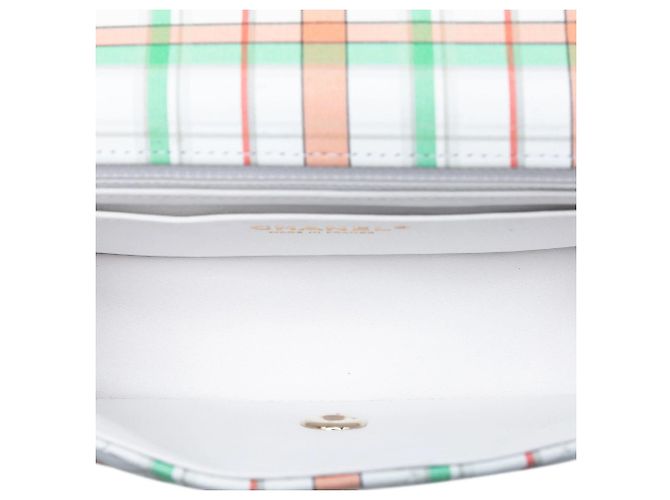 Bolso bandolera Chanel Mini Rectangular Classic de piel de becerro estampada en verde con solapa única - vista 4